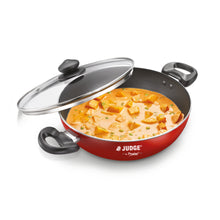 Load image into Gallery viewer, Judge Deluxe Flat Kadai 24 cm
