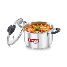 Load image into Gallery viewer, Judge Stainless Steel Casserole with Glass Lid 20cm
