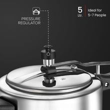 Load image into Gallery viewer, JUDGE CLASSIC STAINLESS STEEL (INNER LID) PRESSURE COOKER 5LT
