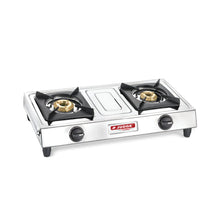 Load image into Gallery viewer, Judge Aura Stainless Steel Gas Stove 2 Burner JAG 02
