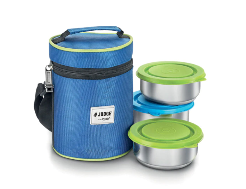 Judge Insulated TiffinBox with Pouch 3PC